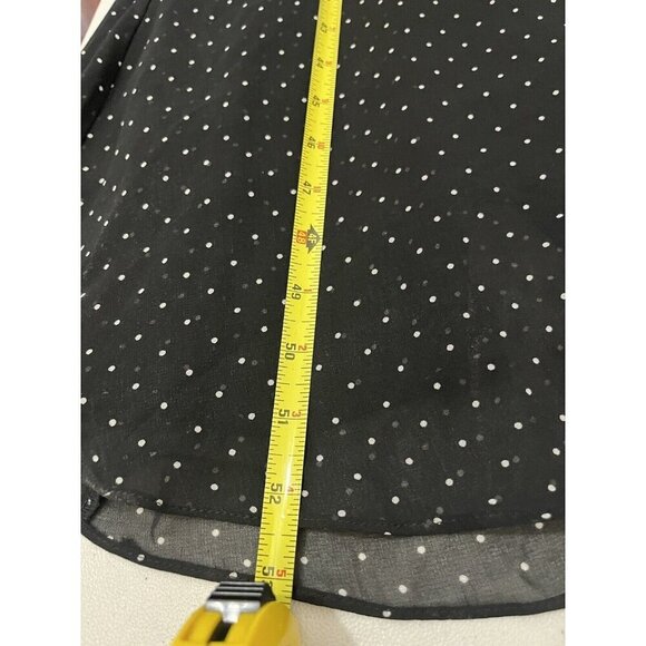 City Chic Polkadot  black Midi Dress Sleeveless Women 18 - Picture 10 of 12